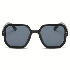 Large Square Sunglasses Rivet Summer UV400 Sun Shades Glasses