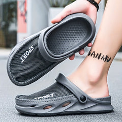 Men's Mesh Breathable Clogs Non Slip Garden Shoes