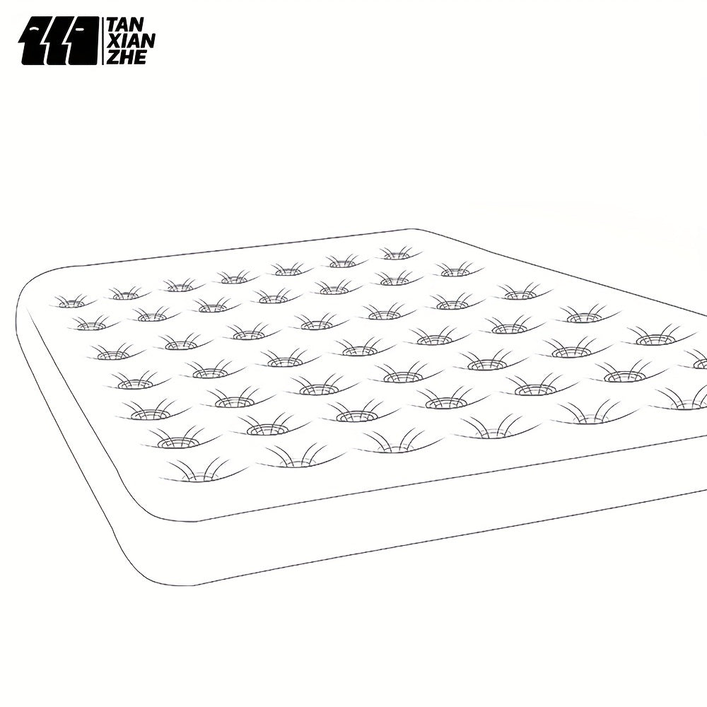 Durable Inflatable Air Mattress Twin Size for Camping and Traveling