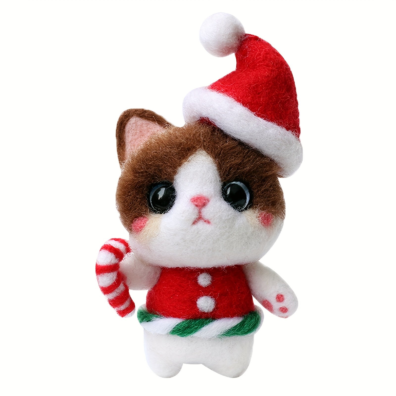 Wool Needle Felting Kit Cat Doll for Beginners