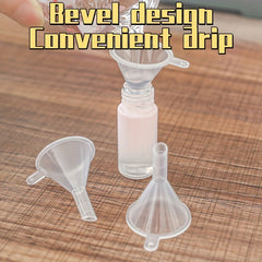 25pcs Mini Funnel for Liquid Dispenser - Small Household Funnel
