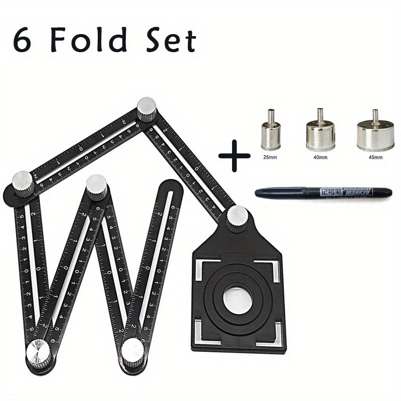 6-Fold Aluminum Alloy Perforated Mold Template Tool