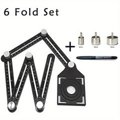6-Fold Aluminum Alloy Perforated Mold Template Tool