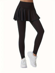 Women's Casual Skirt Leggings Tennis Active Skorts