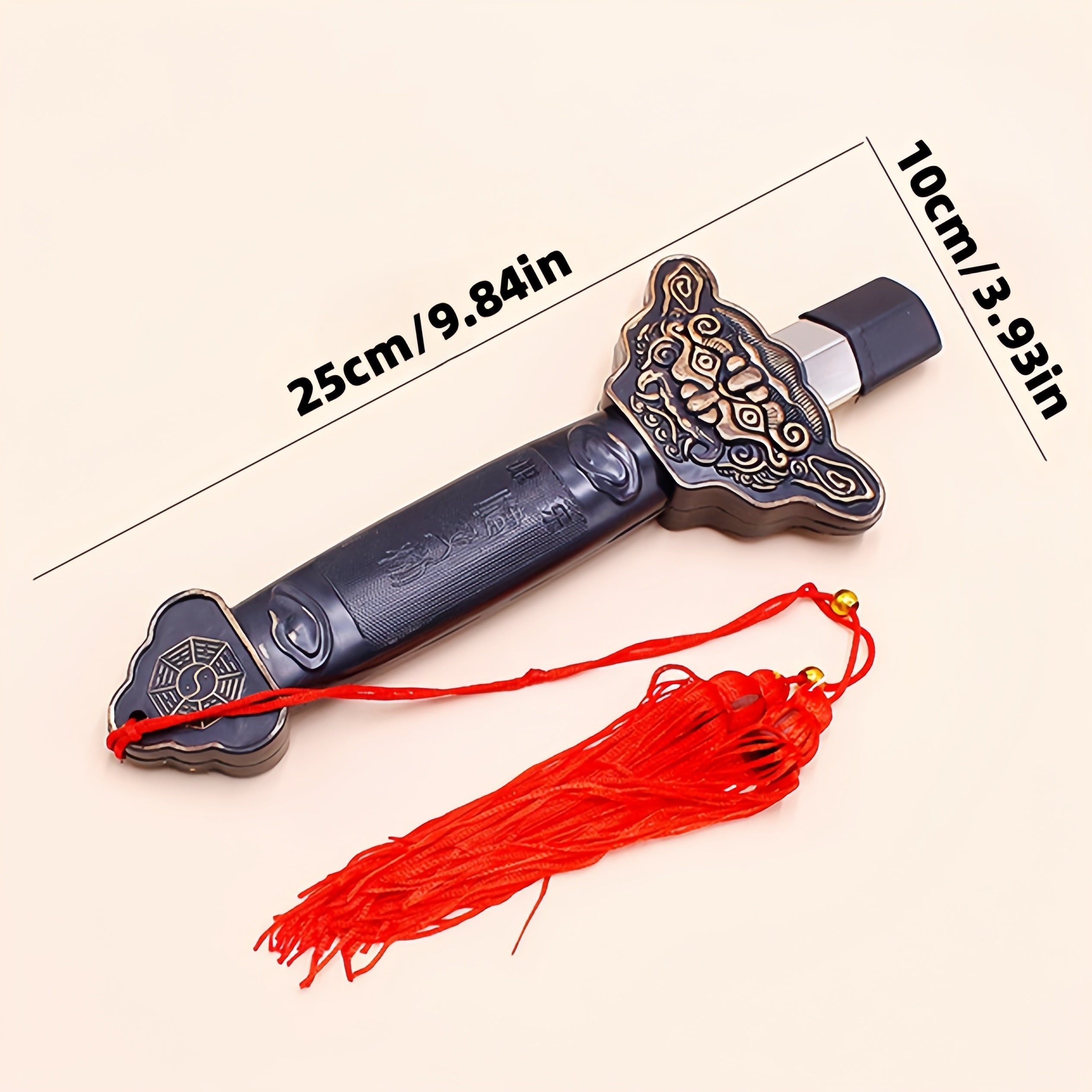 Stainless Steel Folding Sword with Blade Pattern