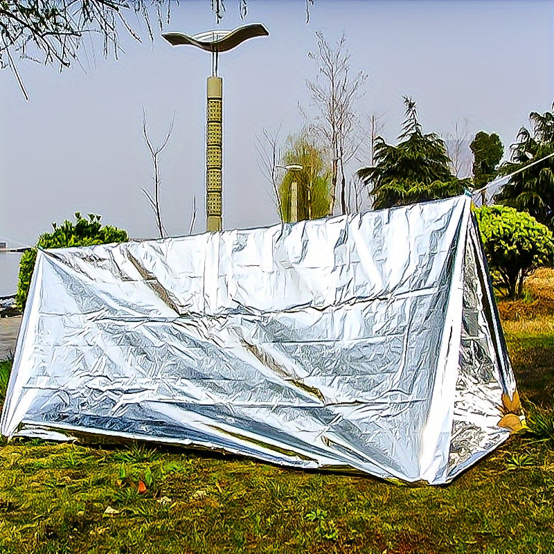 Portable Emergency Tent with Thermal Insulation Blanket