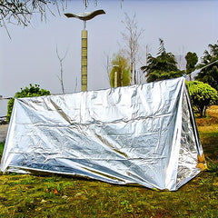 Portable Emergency Tent with Thermal Insulation Blanket