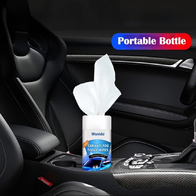 Long Lasting Car Windshield Defogging & Rainproof Wipes