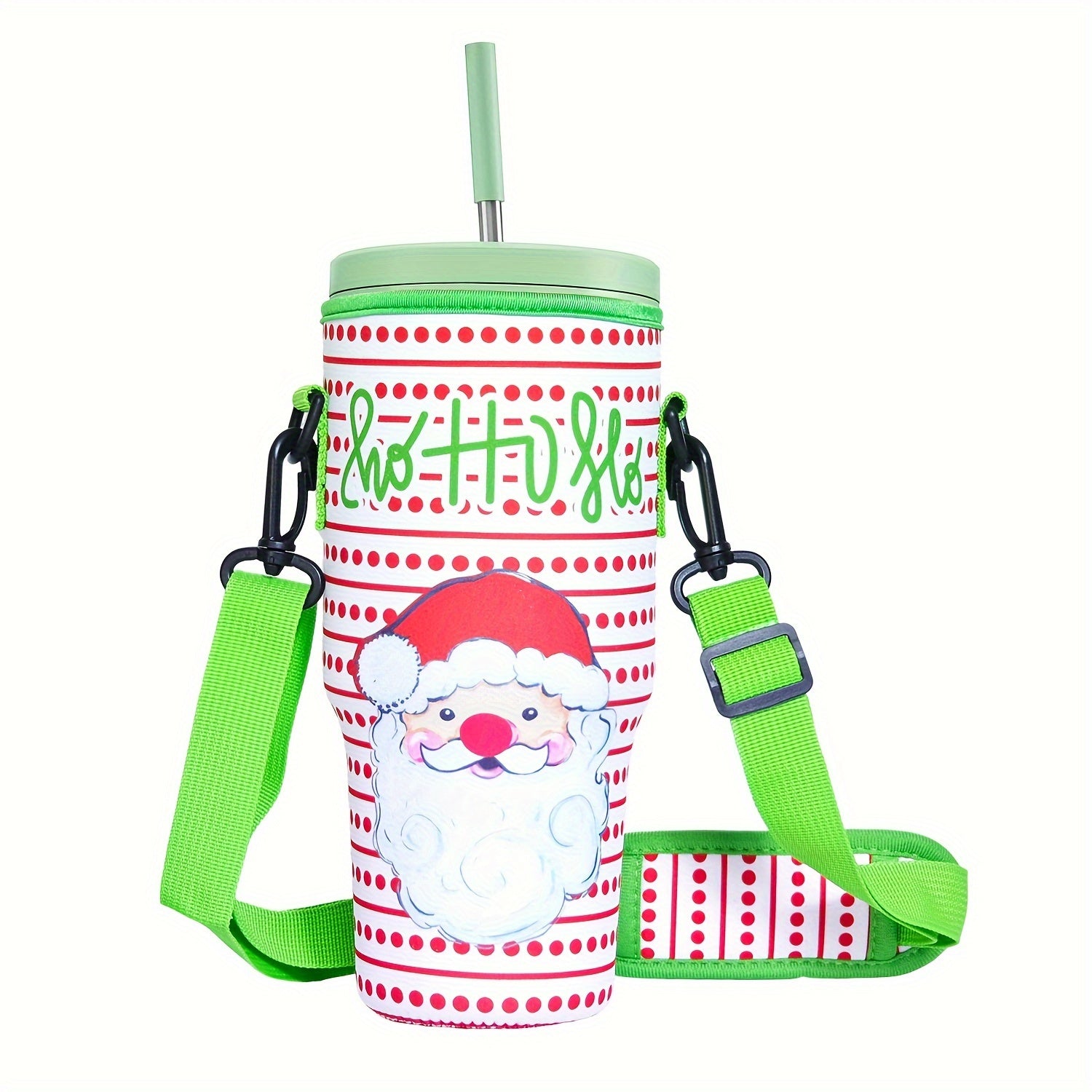 40oz Non-Slip Water Cup Sleeve with Adjustable Strap for Outdoor Sports