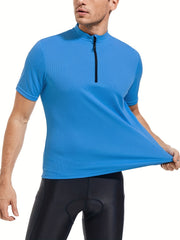 Men's Quick-Dry Cycling Jersey with Rear Pocket