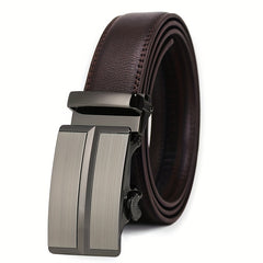 Men's Leather Belt Automatic Buckle High Quality Business Casual
