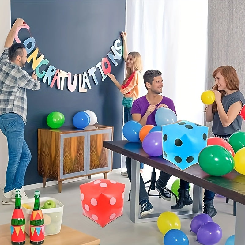 Giant Inflatable Dice 12in for Indoor Outdoor Games and Parties