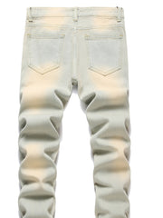 Boy's Skinny Fit Distressed Denim Jeans Pants