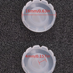 100Pcs Disposable Eyelashes Blossom Cup Eyelashes Glue Holder Plastic Stand