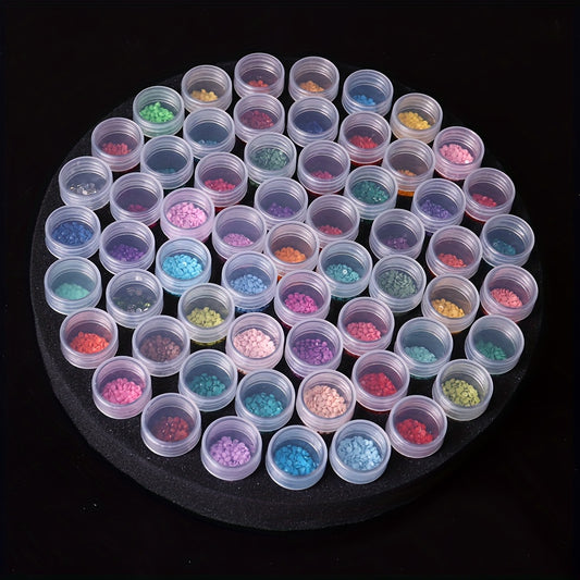 60 Slot Diamond Painting Storage Box Bead Container Jewelry Pearl Ring Organizer