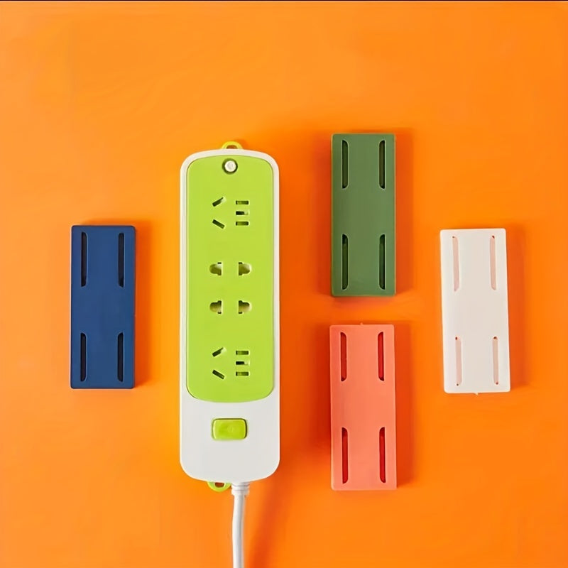 Self Adhesive Power Strip Holder Wall Hanging Organizer