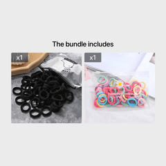 50pcs Girls Scrunchie Hair Bands Baby Hair Accessories