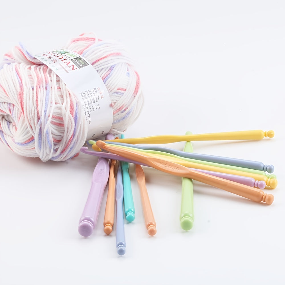 12pcs Wool Woven Crochet Kit for Beginners and Experienced