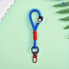 Nylon Braided Rope Keychain Keyring for Outdoor Camping