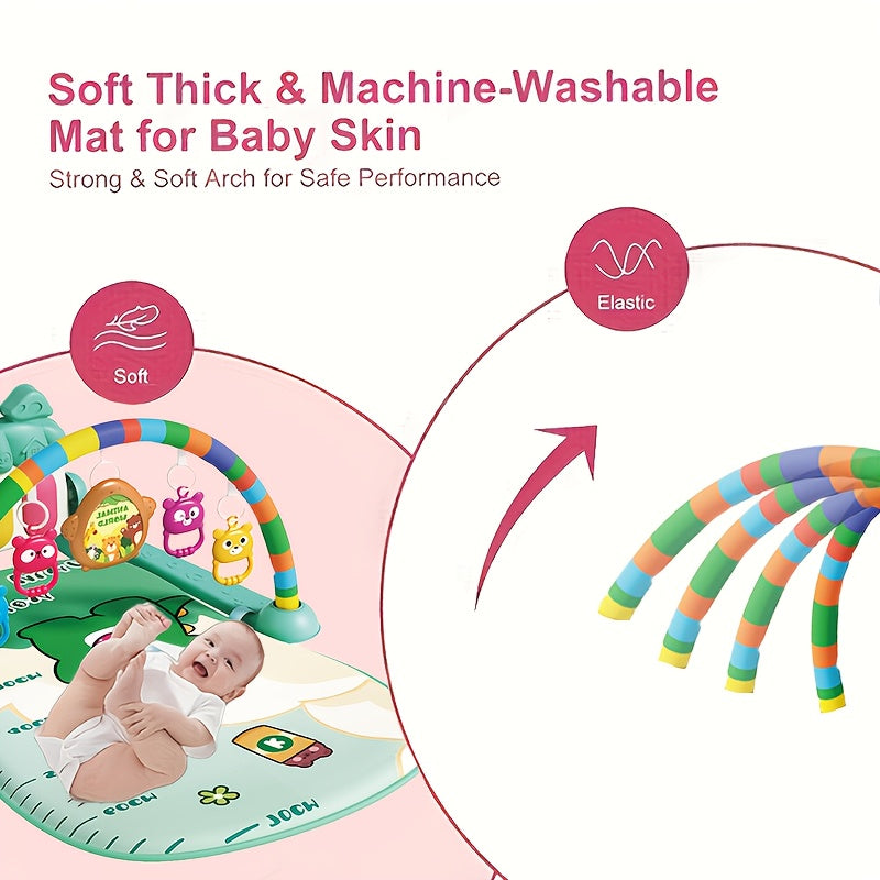 Portable Baby Play Mat with Music And Lights - Interactive Learning Toy