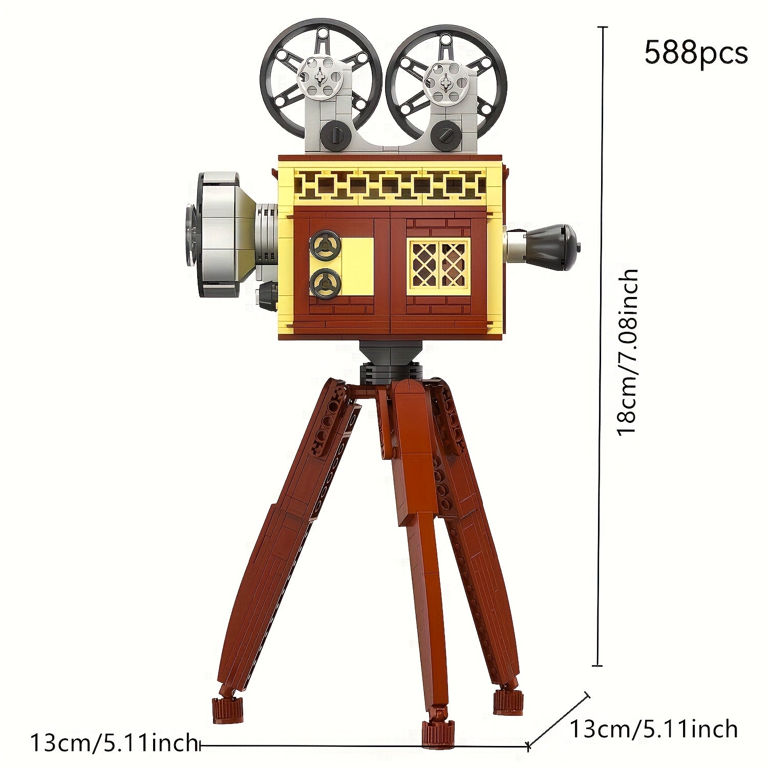 Retro Vintage Camera Projector Building Blocks