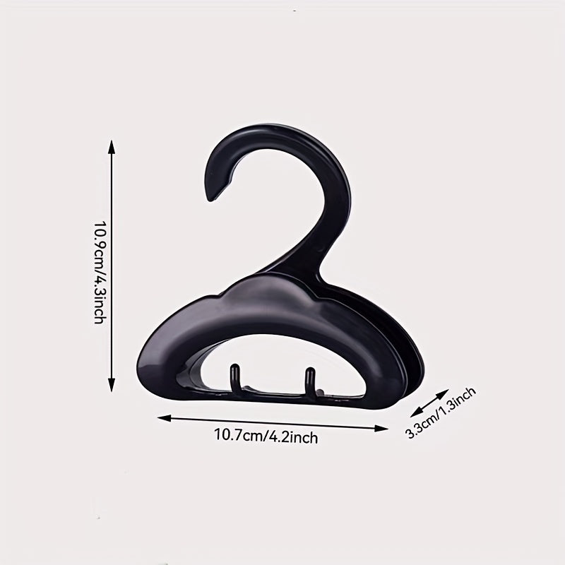 Multifunctional Arch Shaped Plastic Hanger for Household Storage