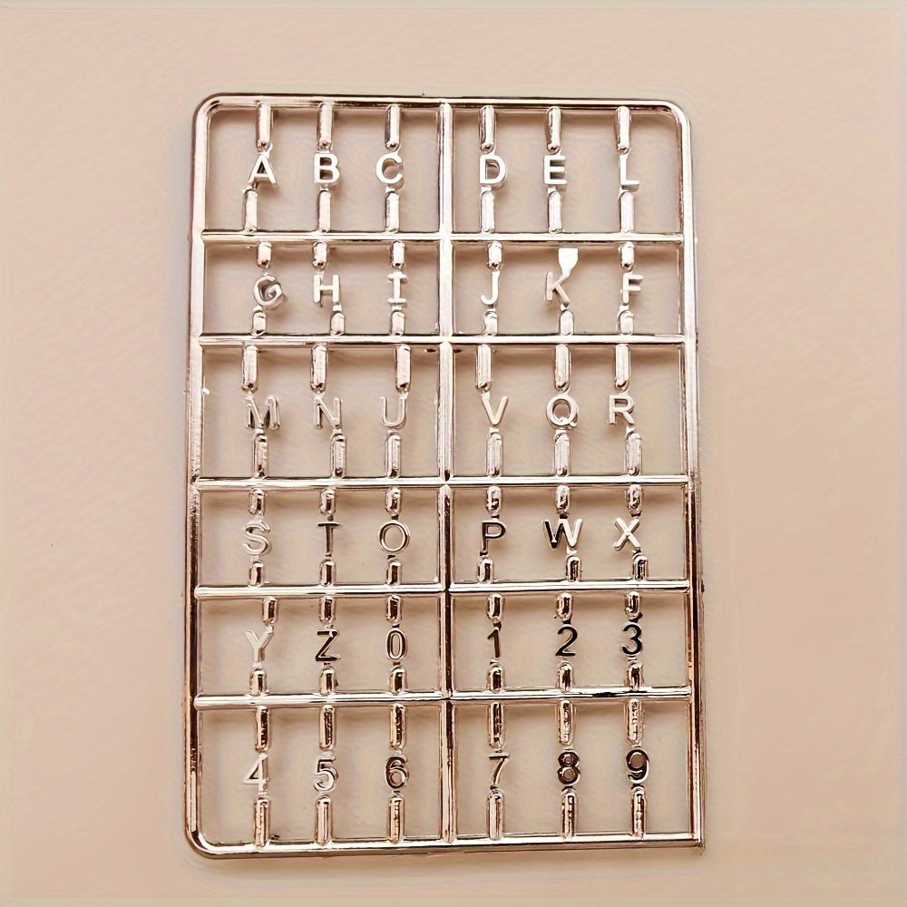 Mini Alphabet Number Boards Set for Dollhouses DIY House