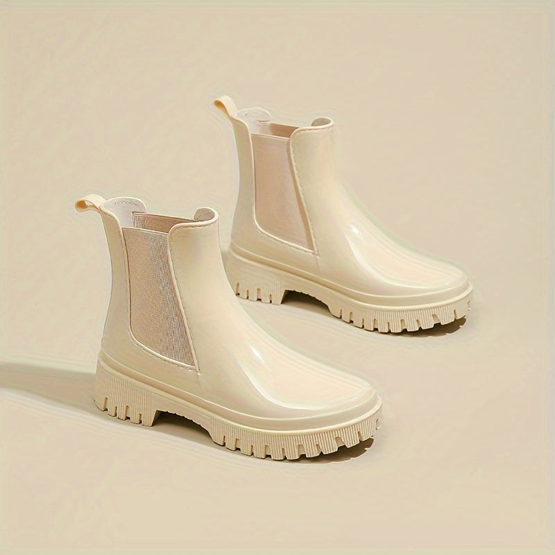 Women's Thick Bottom Waterproof Rain Boots