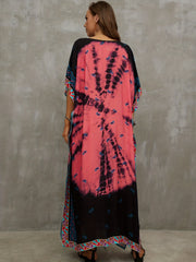  Tie Dye Boho Cover Up Dress