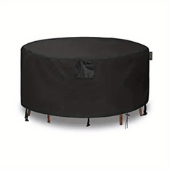Circular Outdoor Furniture Cover Waterproof UV Resistant Dust Proof