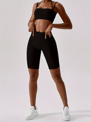 Seamless Yoga Shorts Quick Drying Butt Lifting Sports Shorts