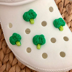 9pcs 3D Broccoli Shoe Charms Cute Crocs Accessories Decoration Boys Girls