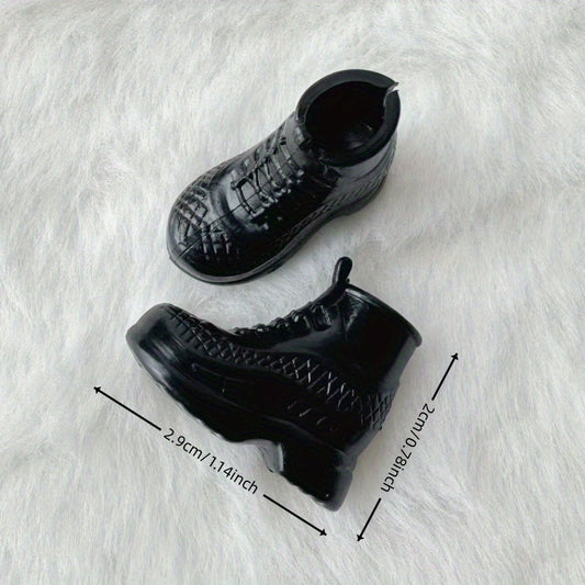 DIY Clay Boots for Dollhouse with Chunky Soles