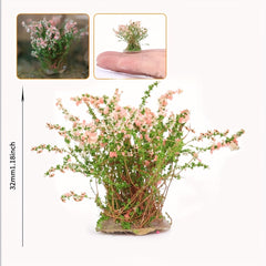 1 57inch Mini Craft Artificial Bush Flower Fairy Garden Home Houses Decoration