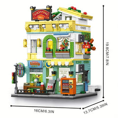 1005pcs Supermarket Building Set - Ideal Gift for Birthdays