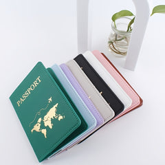 Leather Passport Holder ID Card Holder Wedding Gift Multiple Colors