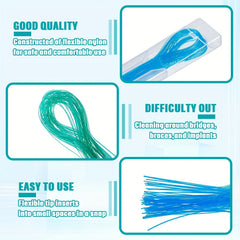 70 Dental Floss Threaders for Braces Bridges Implants