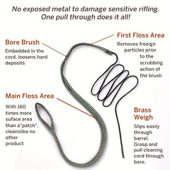 Reusable Barrel Cleaning Sling Bore Cleaning Rope For Effective Cleaning