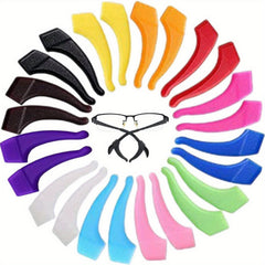 12 Pairs Silicone Glasses Ear Grip Sports Eyeglass Strap Holder