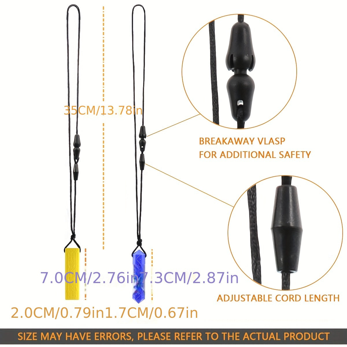 Chew Necklaces for Sensory Kids - Silicone Oral Motor Aids