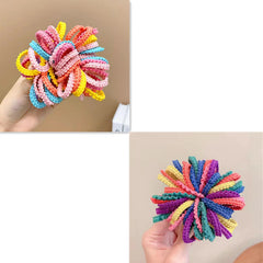 Colorful Hair Ties Hair Bands Set for Baby Girls