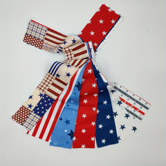 7pcs National Flag Cotton Fabric Bundle DIY Patchwork
