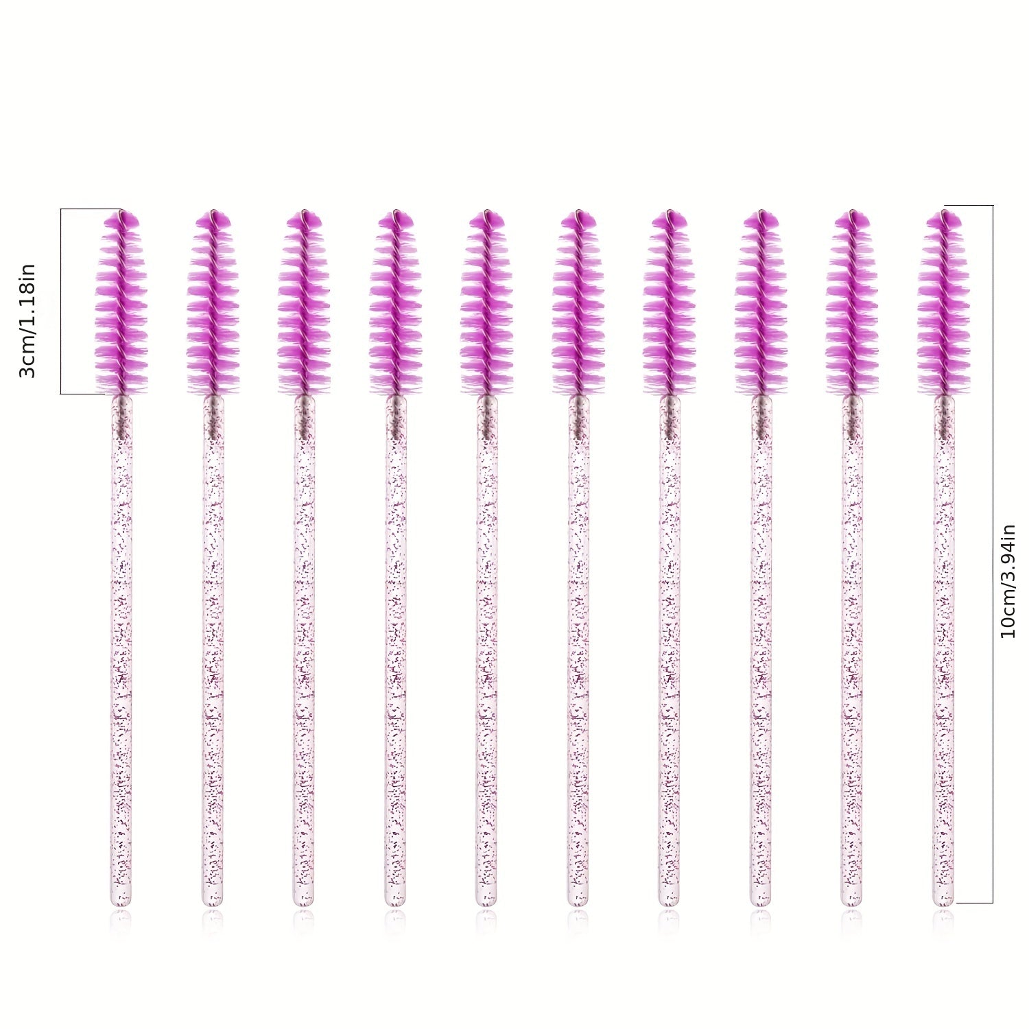 50PCS Mascara Wands for Perfect Eyelashes & Eyebrows