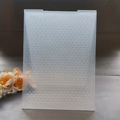 Arrival Dot Embossing Folders DIY Paper Cutting Dies Scrapbooking Plastic