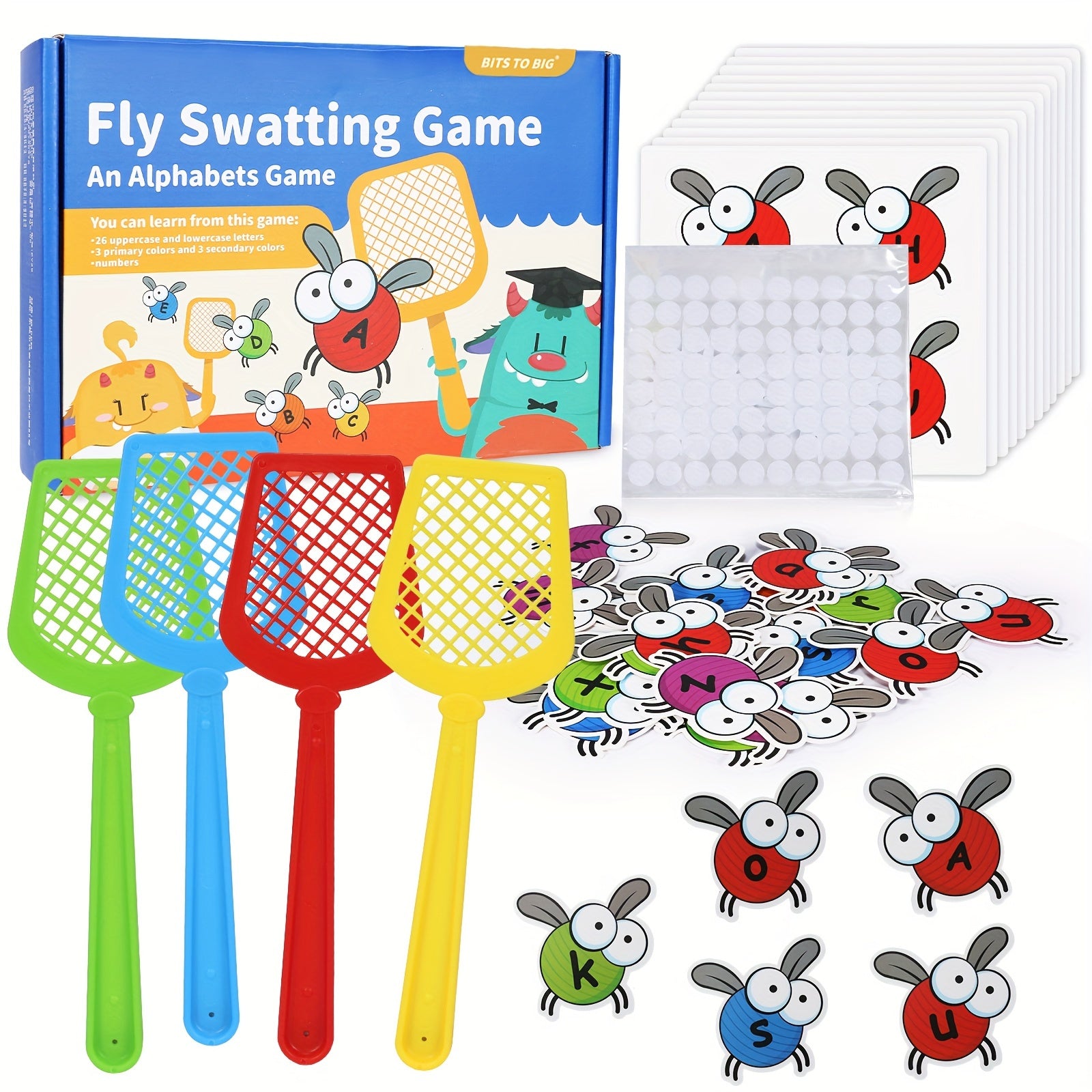 Educational Fly Swatting Alphabet Game - Interactive Learning Toy