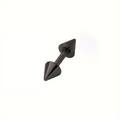 Stainless Steel Cone Earrings Double Pointed Piercing Jewelry