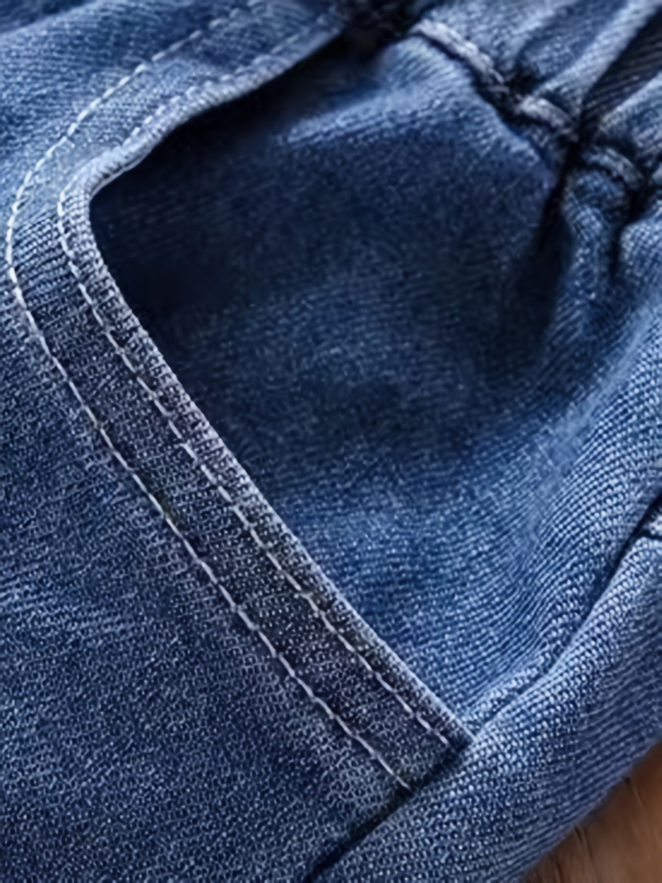 Heart Embroidered Girls' Jeans with Pockets