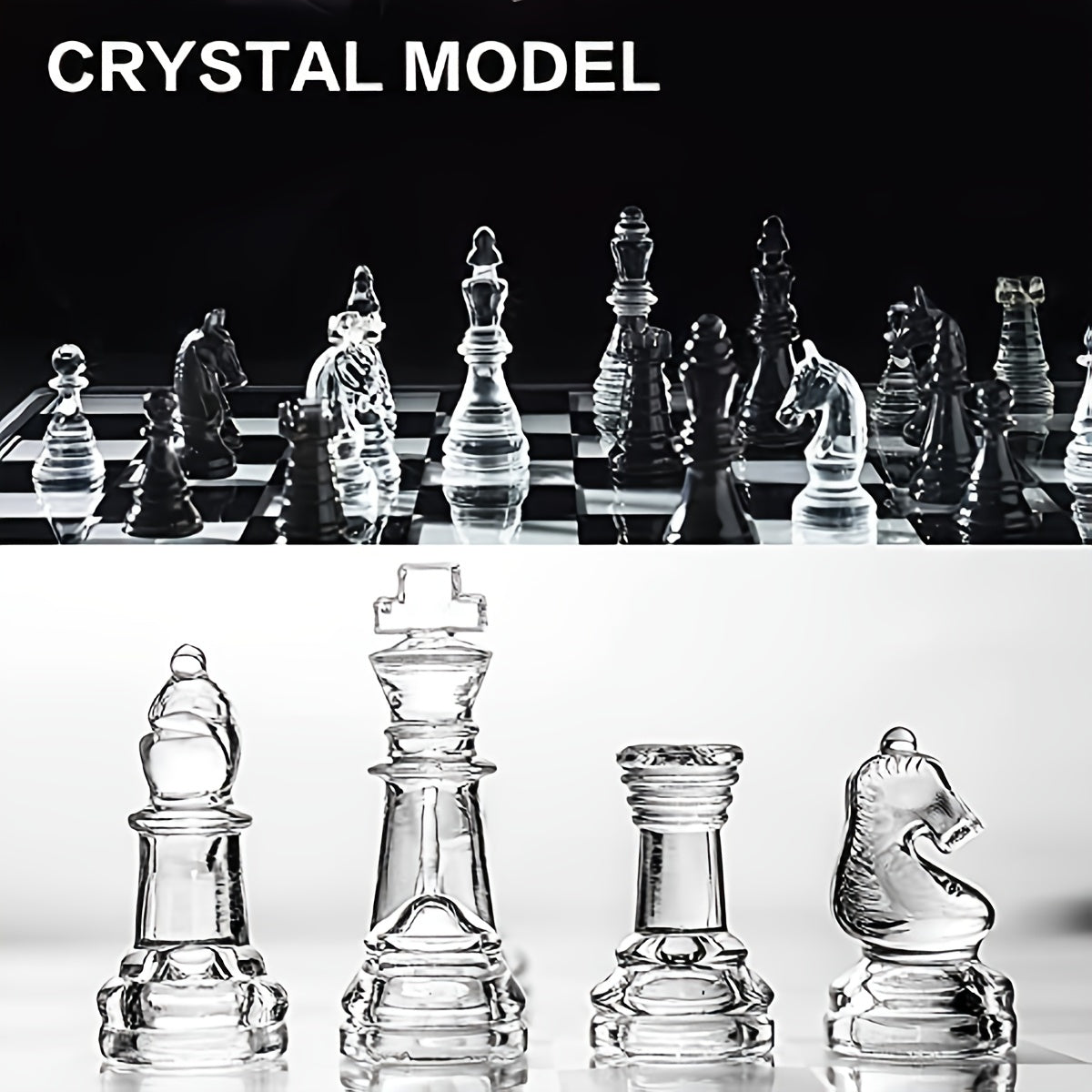 Chess Resin Silicone Mold 16pcs 3D Upgrade Kit Full Size Epoxy Molds