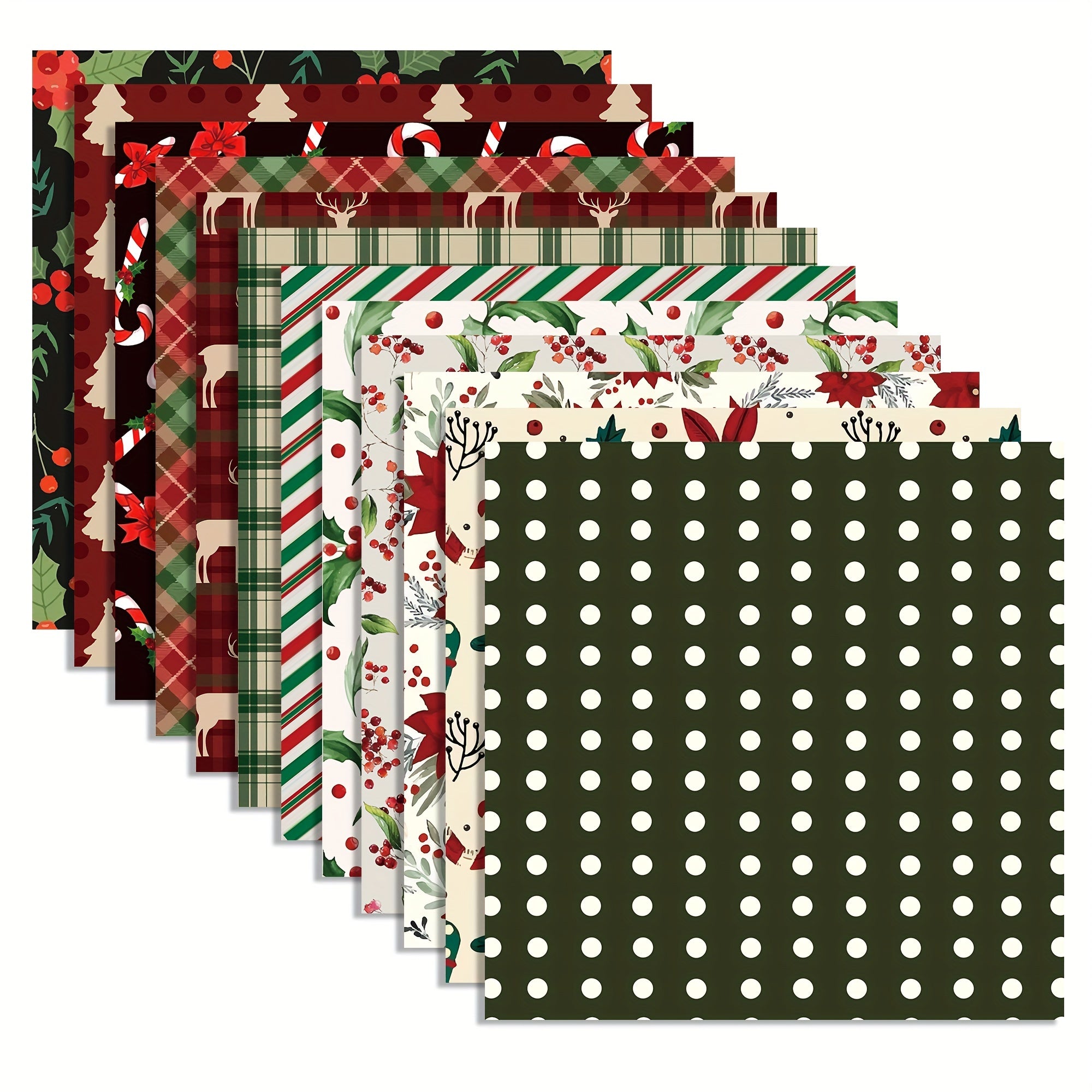 24sheets Christmas Pattern Paper 29 29 Merry Christmas Scrapbook Paper