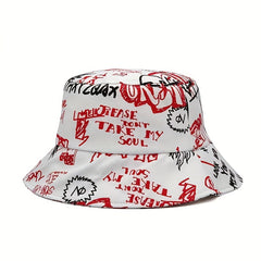 Letter Pattern Fisherman Hat Sun Hat Street Tide Cotton Hat